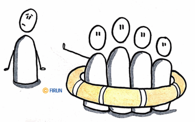 Hoe je onbedoeld een teamlid op het hakblok legt